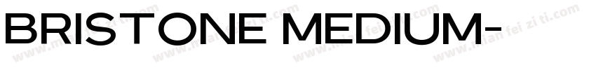 Bristone Medium字体转换
